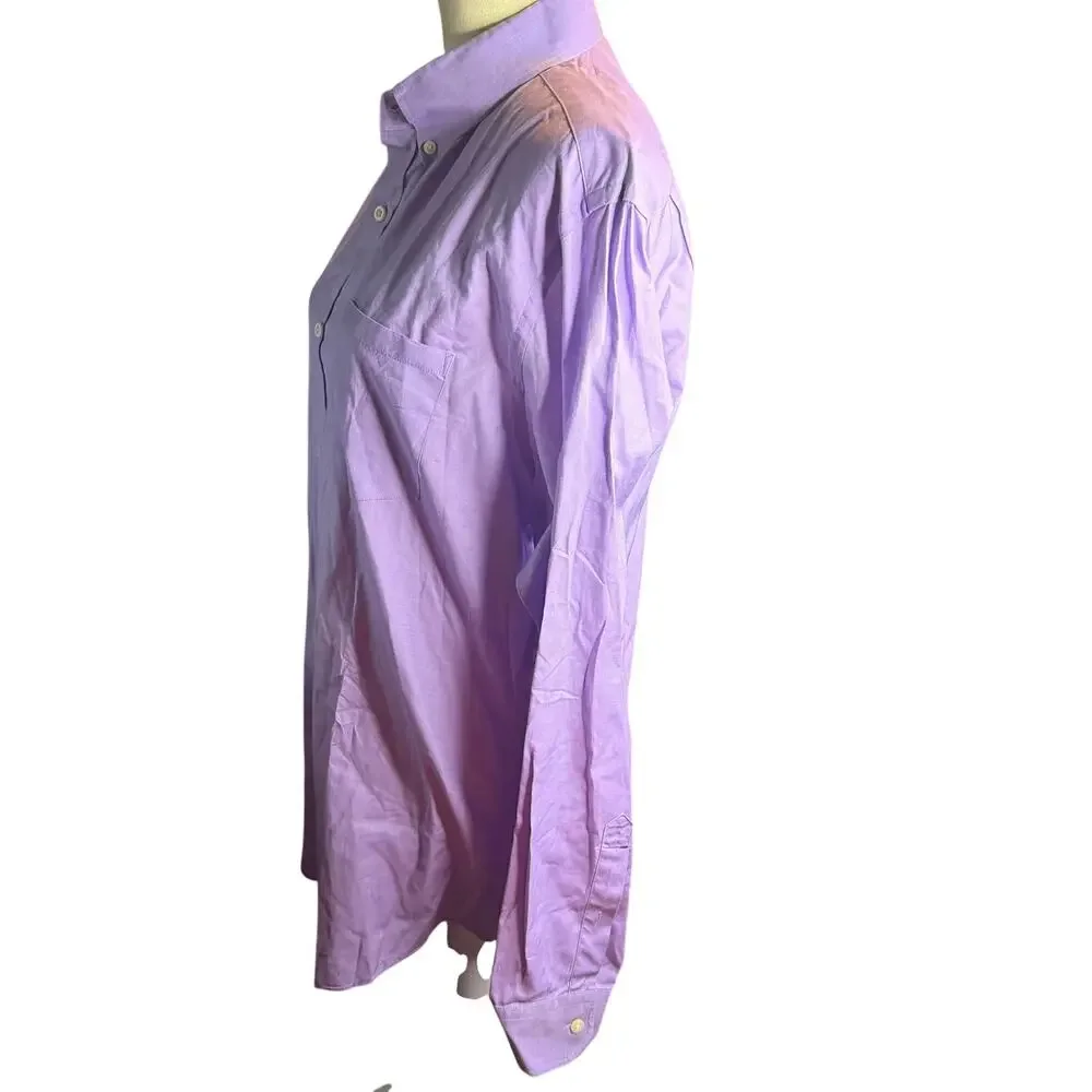 Banana Republic Soft Wash Lavender Button Down Shirt, Men's Size Large